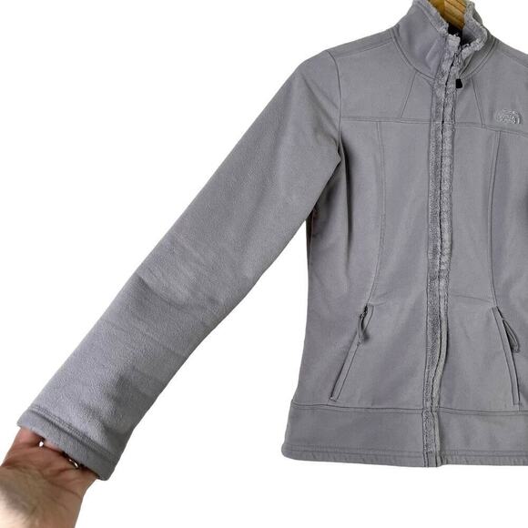 The North Face Morningside Full-Zip Fleece Jacket in Grey, Size XS‎ - Picture 5 of 11